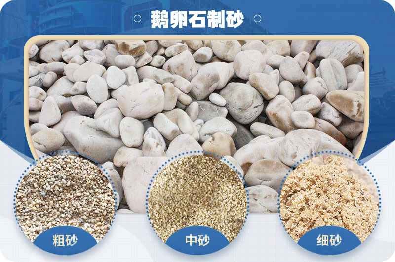風(fēng)化石，鵝卵石制砂